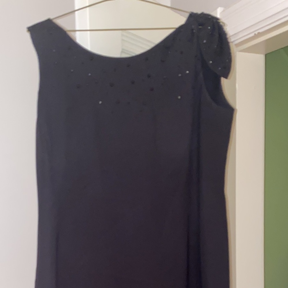 Armani Black Dress w/ Sequins on shoulder